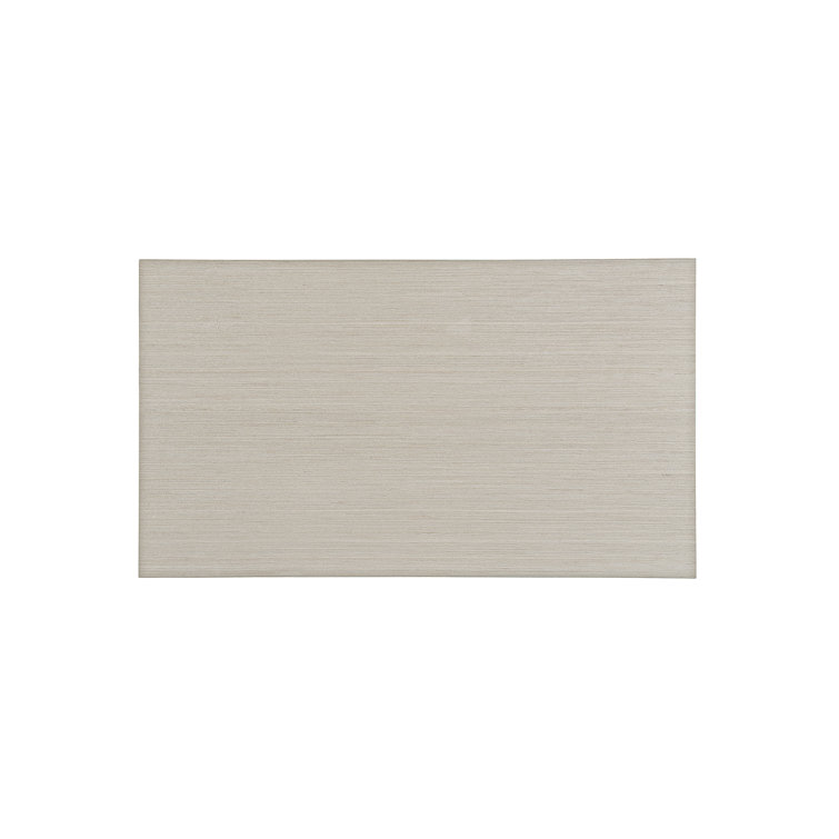 Axiom Transitional 3-Drawer Nightstand in Gray/White with Inverted Pyramid Motif