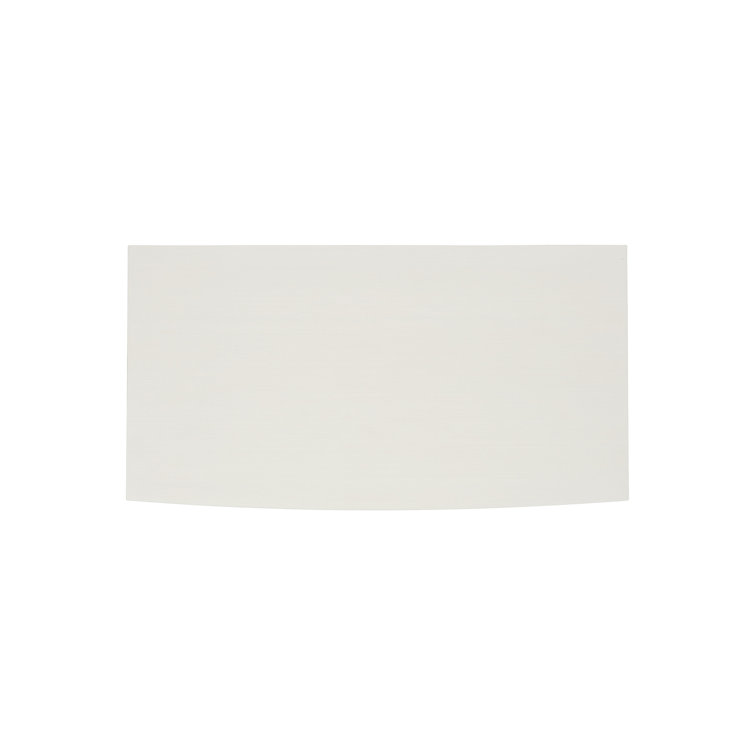 Transitional White 3-Drawer Nightstand with Polished Stainless Steel Accents