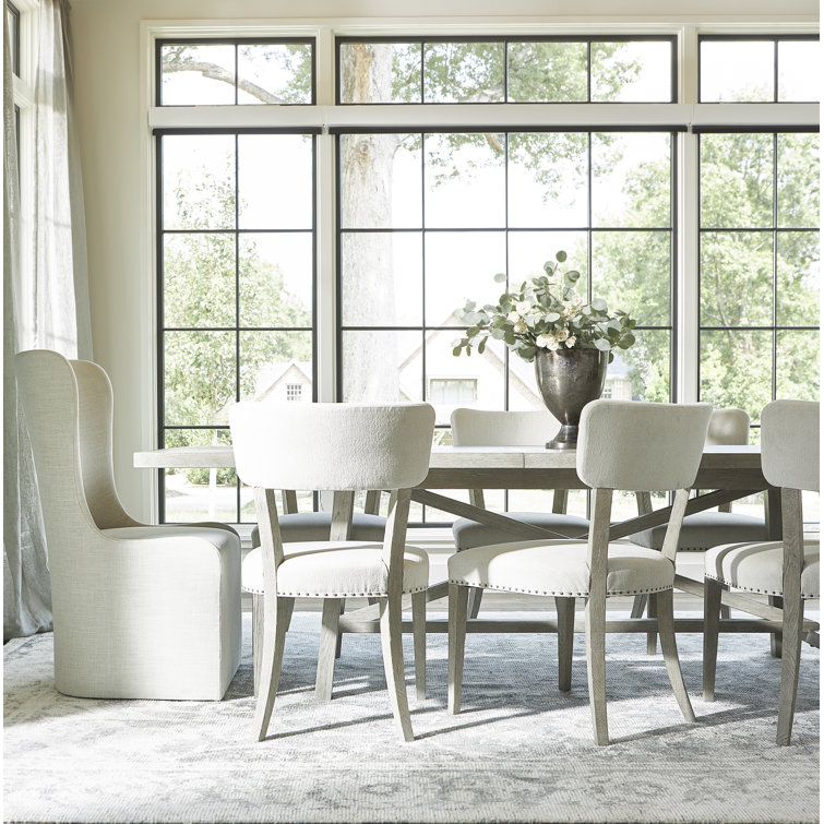 Albion Extendable Weathered Brown Farmhouse Dining Table