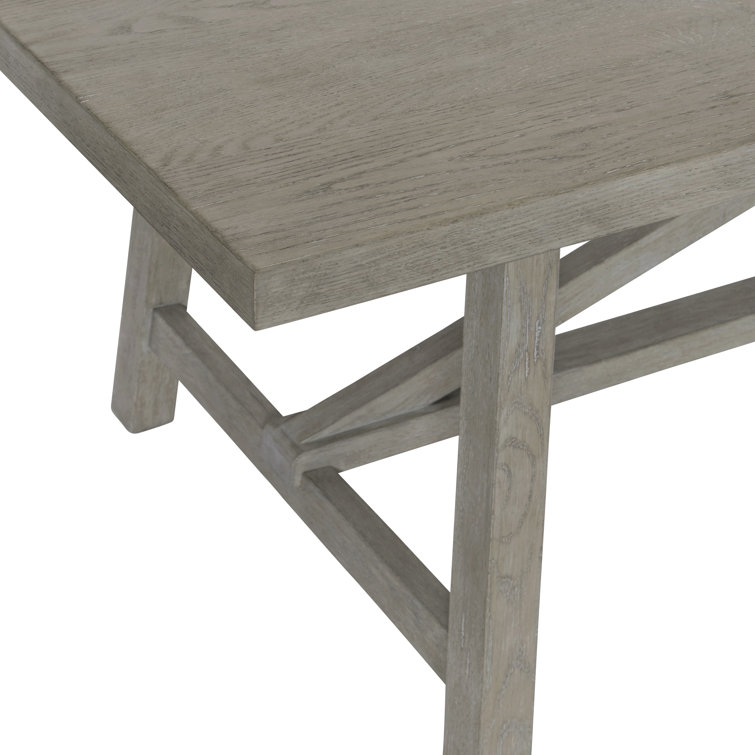 Albion Extendable Weathered Brown Farmhouse Dining Table