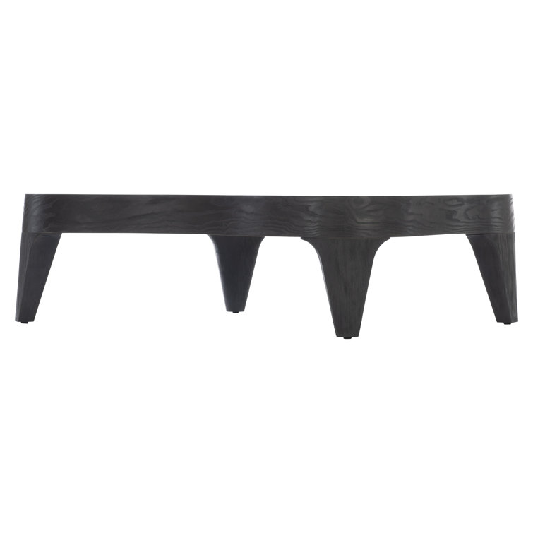 Black Pine Rectangular Cocktail Table with Storage
