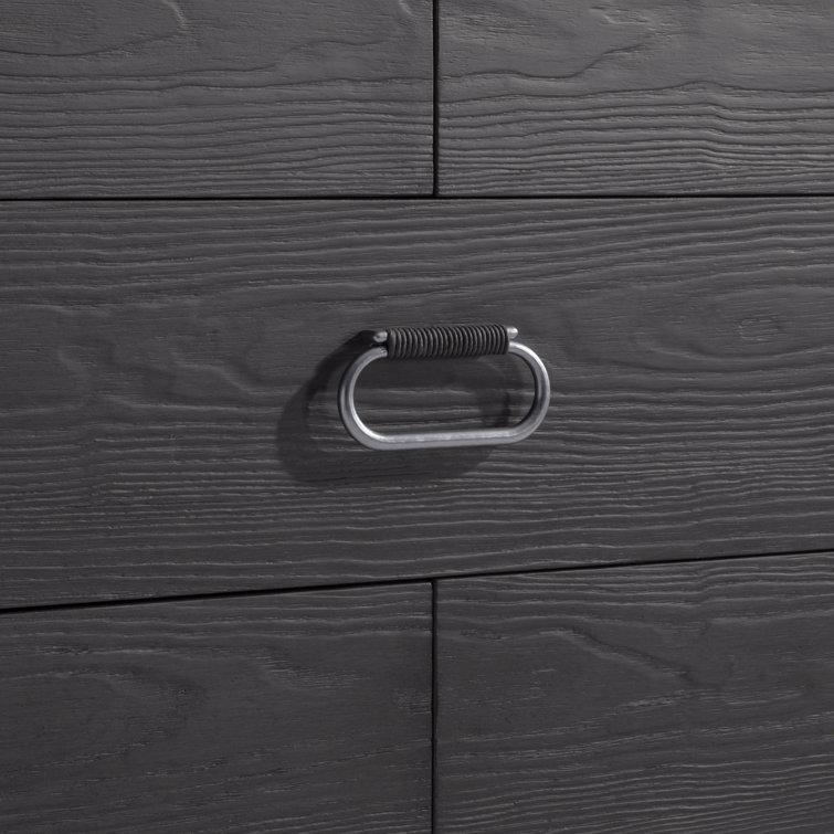 Black Double Dresser with Soft Close Drawers