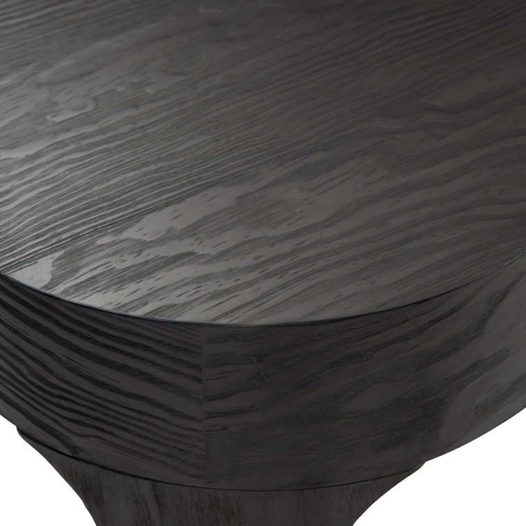 Black Pine Rectangular Cocktail Table with Storage