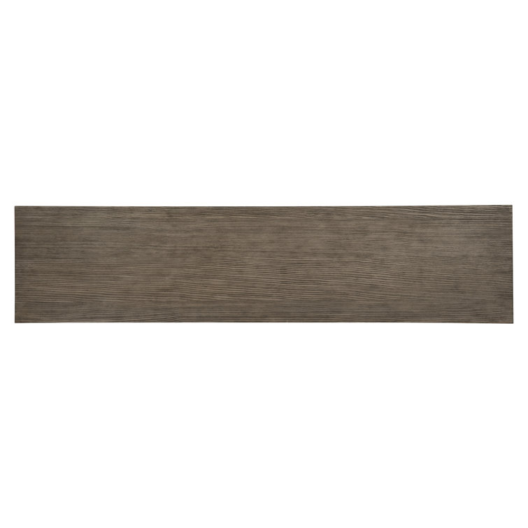 Luca 85'' Brown and Bone Media Console with Cabinet