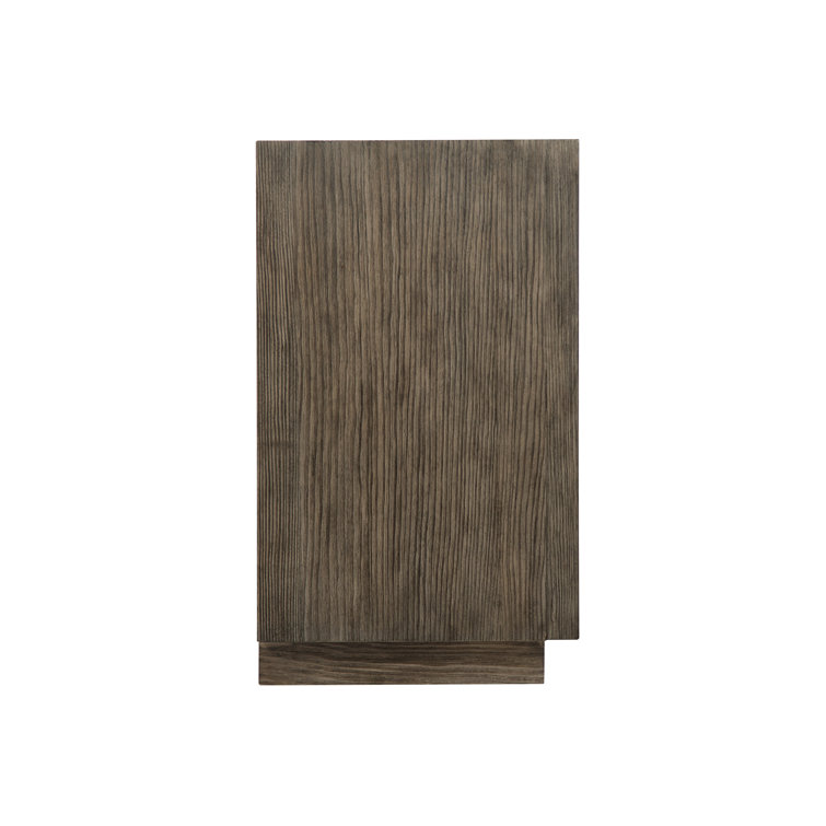 Luca 85'' Brown and Bone Media Console with Cabinet