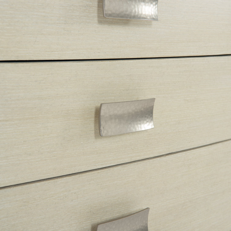 East Hampton Cream 5-Drawer Transitional Tall Dresser