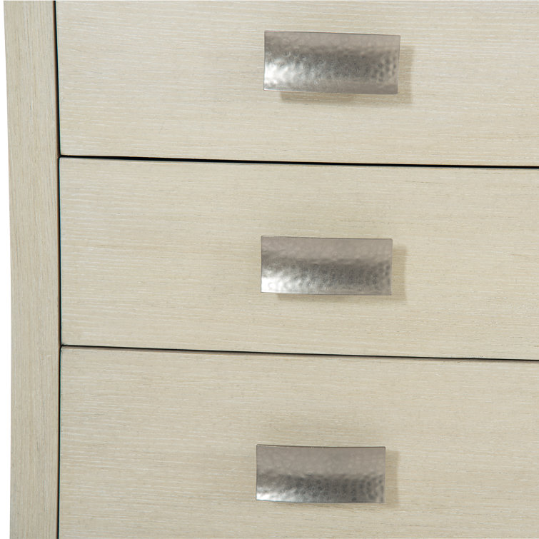 East Hampton Cream 5-Drawer Transitional Tall Dresser