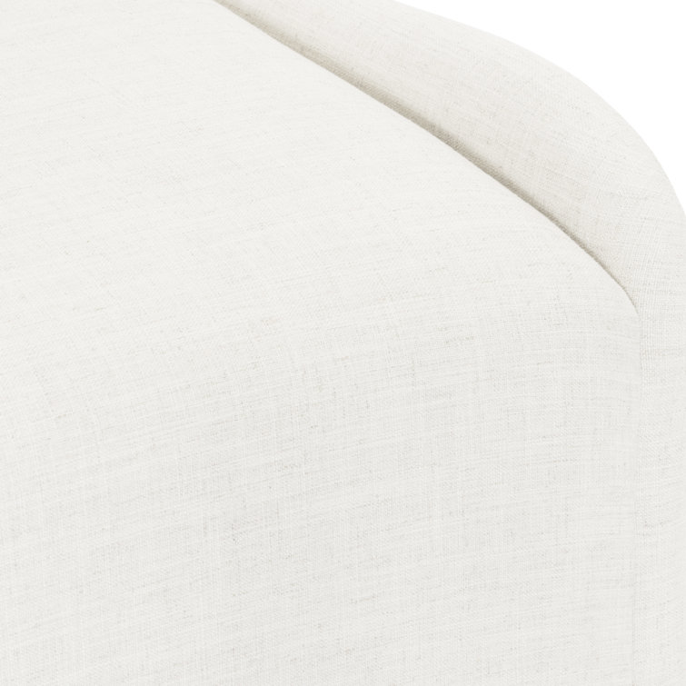 Albion Linen Upholstered Parsons Side Chair in Beige