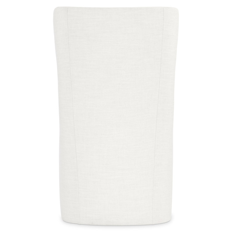 Albion Linen Upholstered Parsons Side Chair in Beige