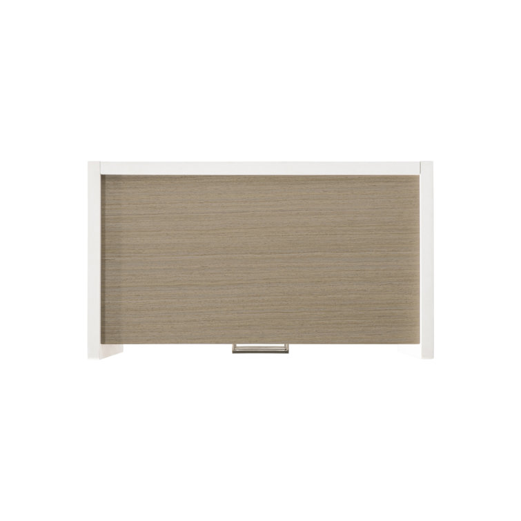 Sahara Brown Transitional 3-Drawer Nightstand with USB Charger