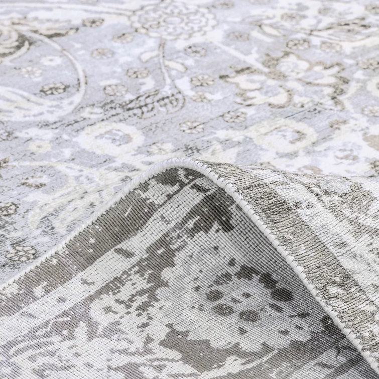 Elegant Bone Viscose 9' x 12' Hand-Knotted Transitional Area Rug