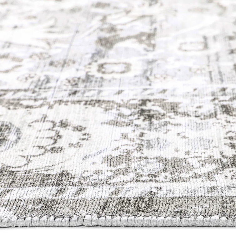 Elegant Bone Viscose 9' x 12' Hand-Knotted Transitional Area Rug
