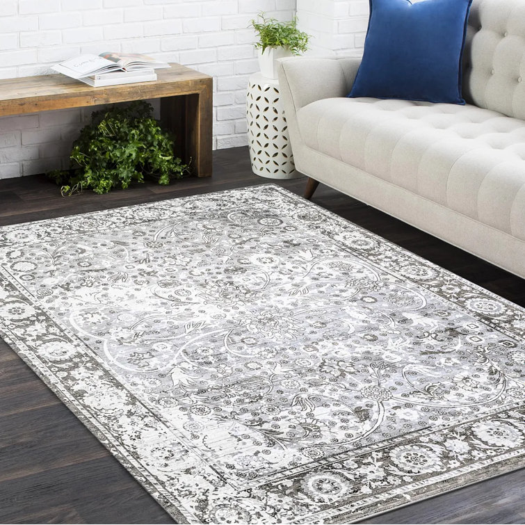 Elegant Bone Viscose 9' x 12' Hand-Knotted Transitional Area Rug