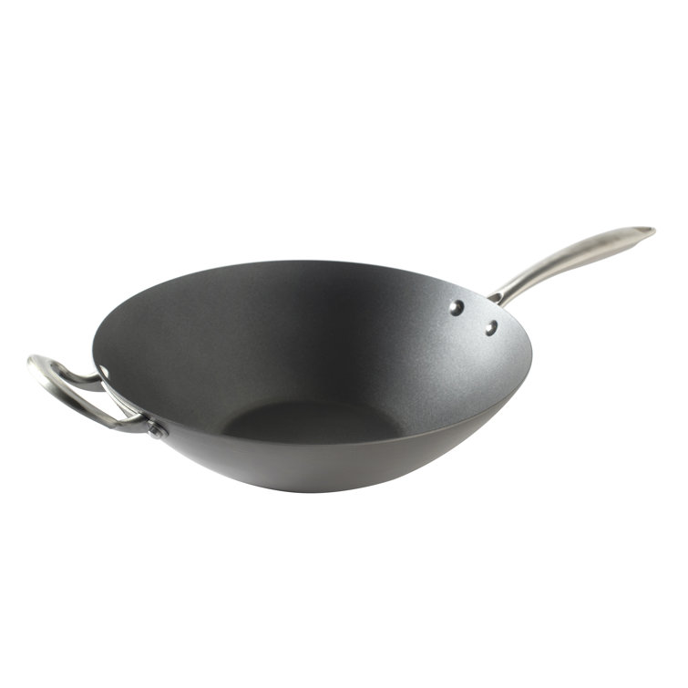 Nordic Ware 14'' Non-Stick Aluminized Steel Wok with Stainless Handles