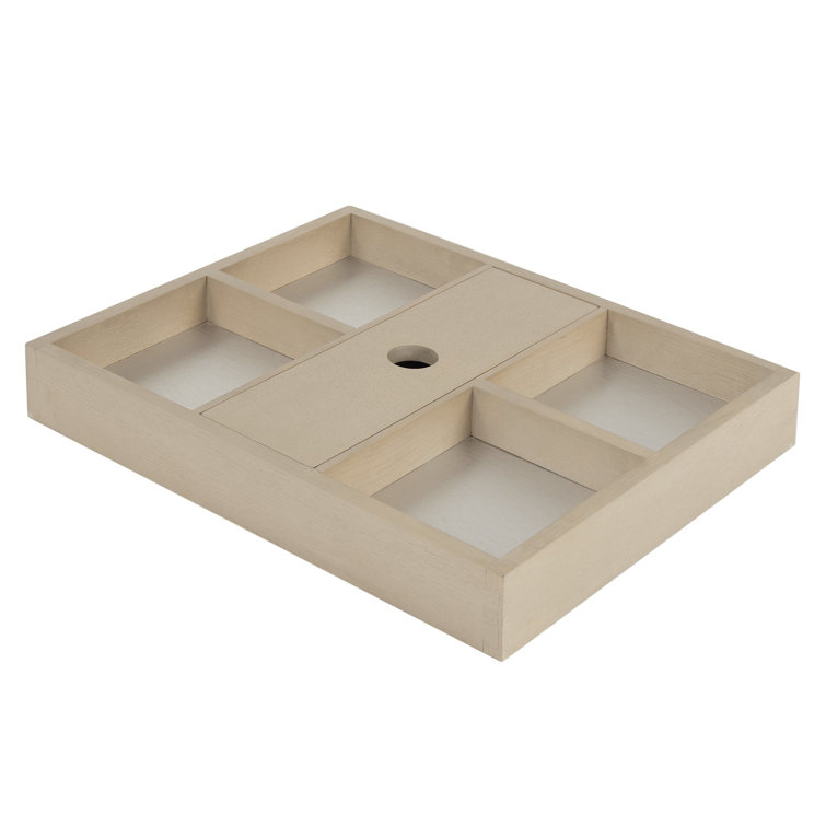 Pebble Oak 72" Double Freestanding Vanity with Solid Surface Top