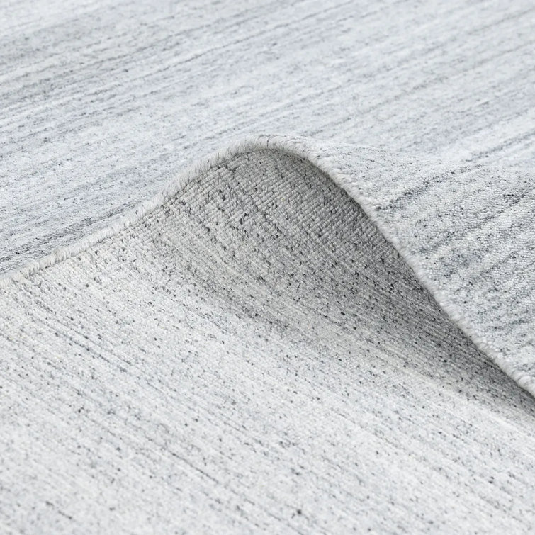 Heather Stripe Hand-Knotted Wool & Viscose 8' x 10' Area Rug