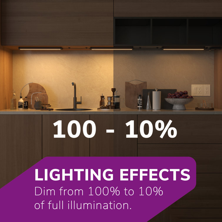 Bronze 12-Inch Swivel LED Under Cabinet Light with Adjustable Color Temperature