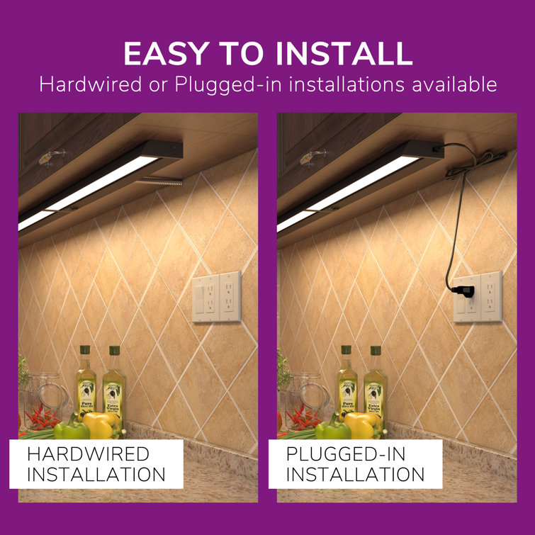 24-Inch Bronze Aluminum Swivel LED Under Cabinet Light