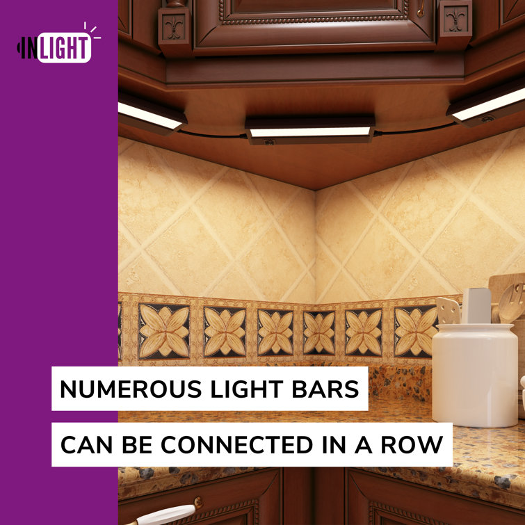 24-Inch Bronze Aluminum Swivel LED Under Cabinet Light