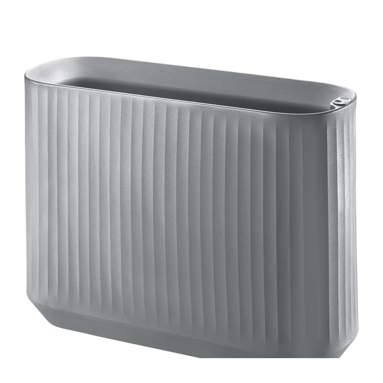 Mod Ash Color 40'' x 14'' x 30''H Double Walled Self-Watering Planter