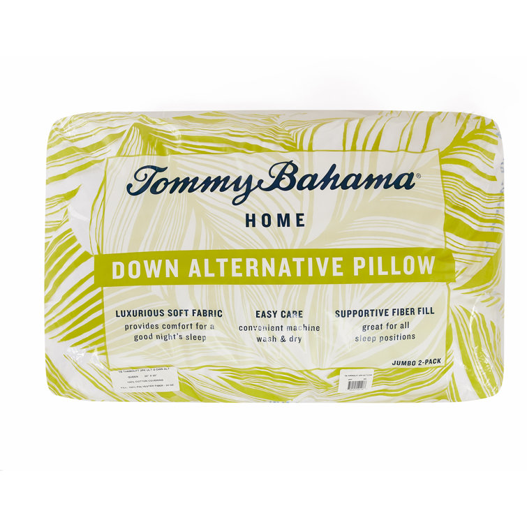 Queen White Hypoallergenic Polyester Down Alternative Pillow Set
