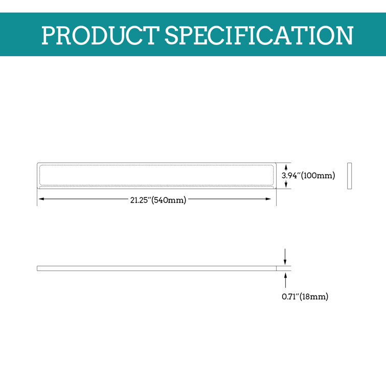 White Expressions Solid Surface Backsplash Kit