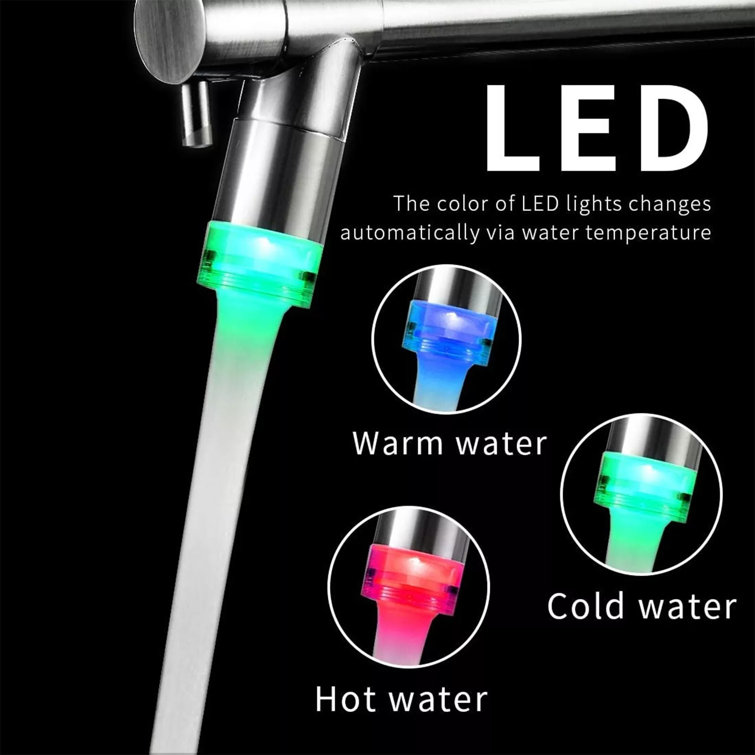 Stainless Steel Single Handle Kitchen Faucet with Pull-out Spray