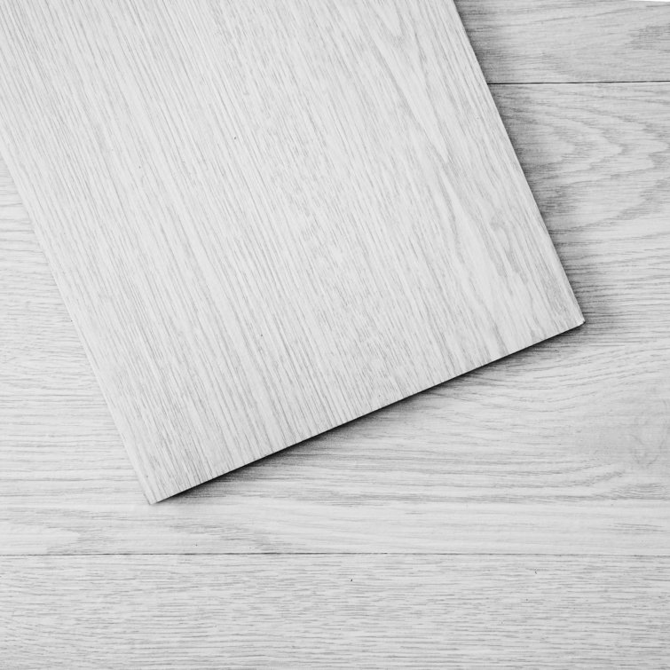 Light Gray Self-Adhesive Vinyl Floor Tiles with Water Protection