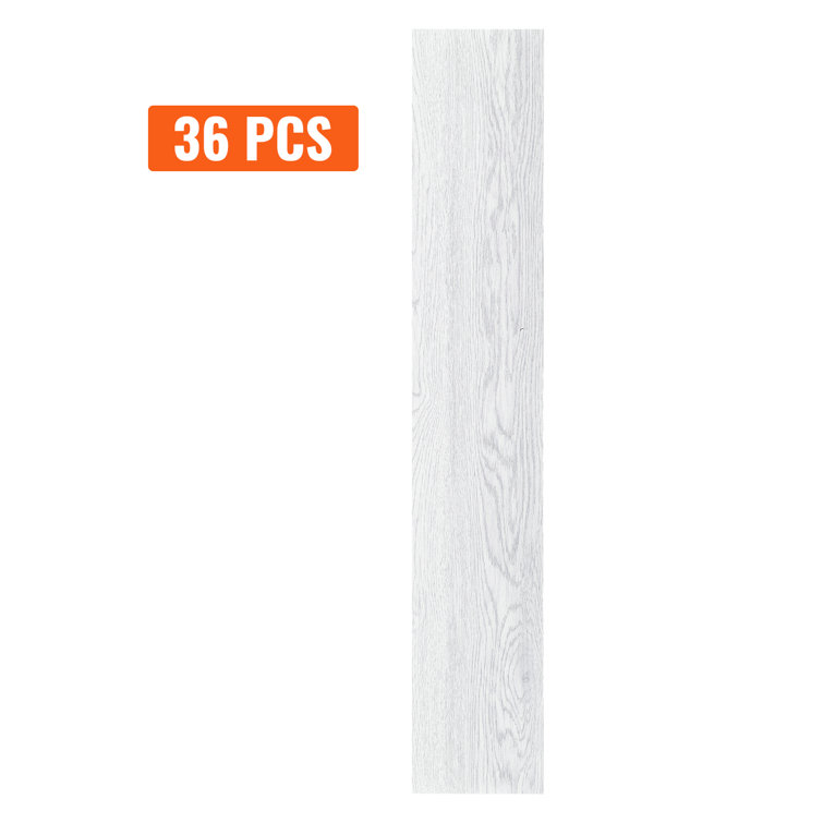 Light Gray Self-Adhesive Vinyl Floor Tiles with Water Protection
