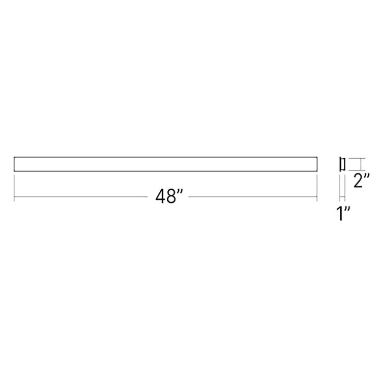 Lithe Black Dimmable 4' Industrial Wall Sconce