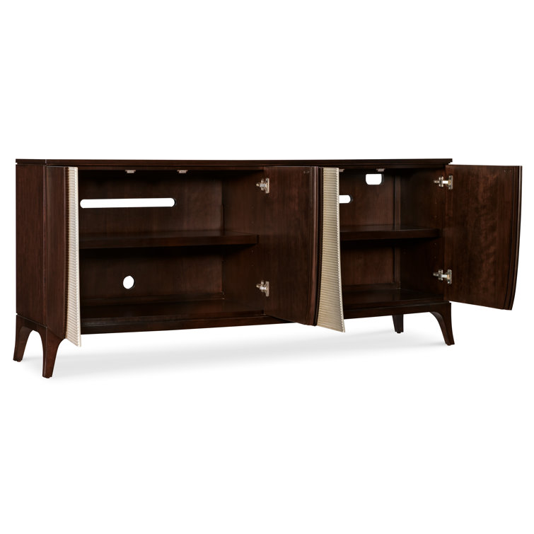 Bella Donna Brown Cherry Veneer Entertainment Credenza