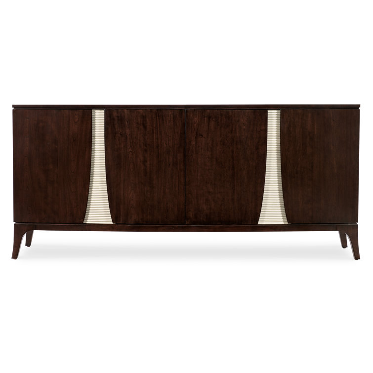 Bella Donna Brown Cherry Veneer Entertainment Credenza