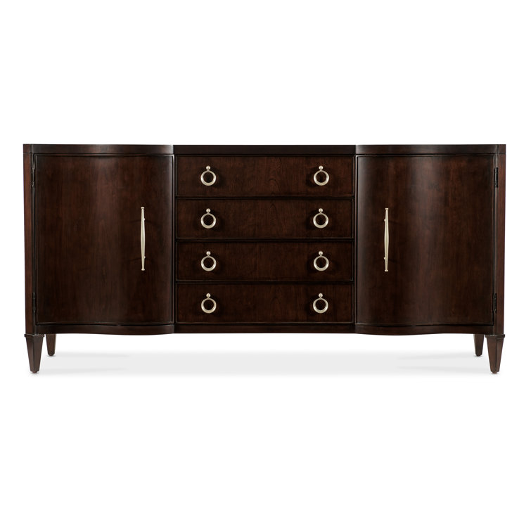 Bella Donna Transitional Brown Cherry Veneer Buffet