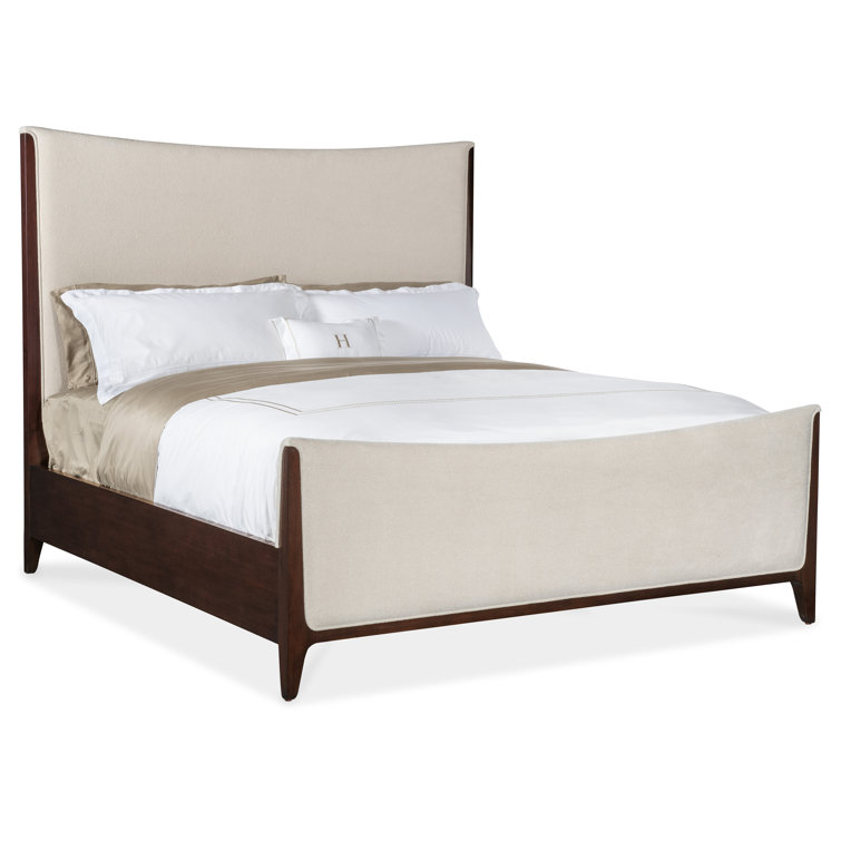 Bella Donna King Upholstered Bed with Wood Frame