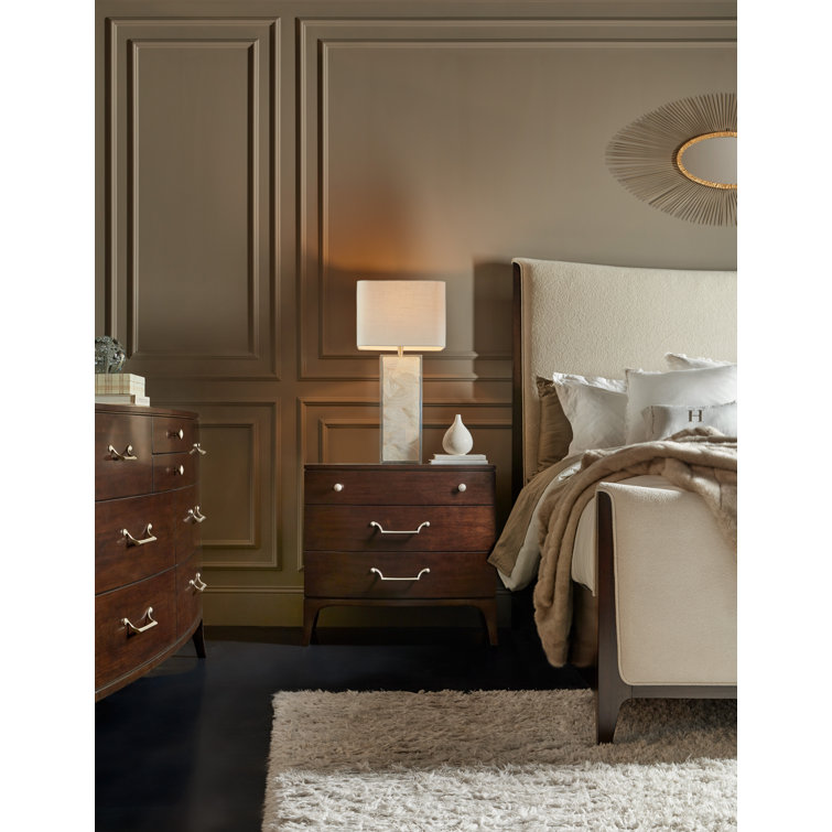 Bella Donna King Upholstered Bed with Wood Frame