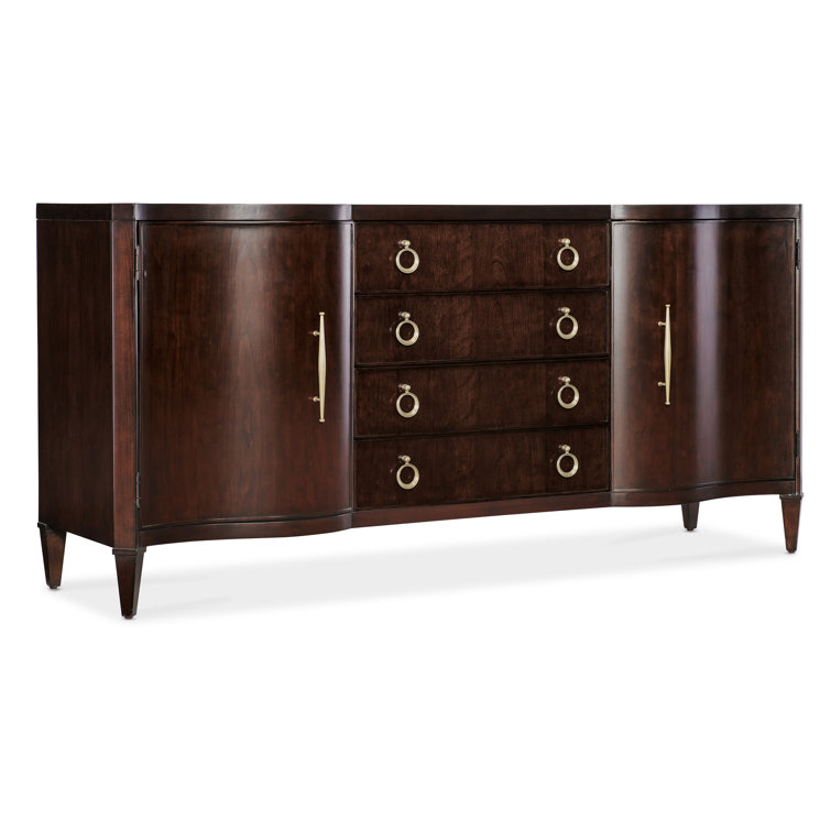 Bella Donna Transitional Brown Cherry Veneer Buffet
