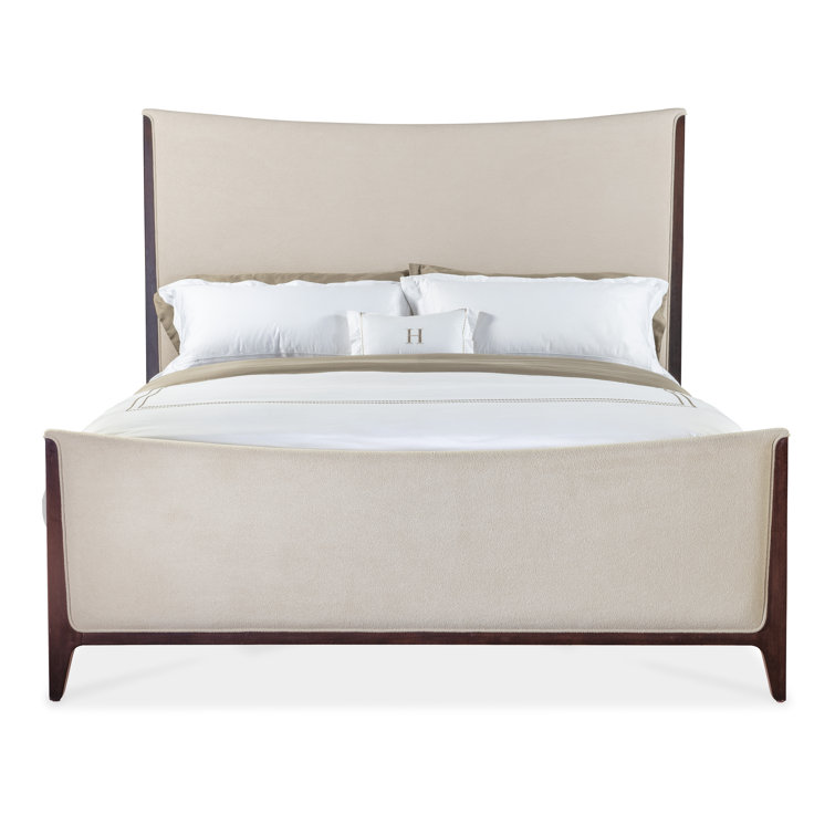 Bella Donna King Upholstered Bed with Wood Frame