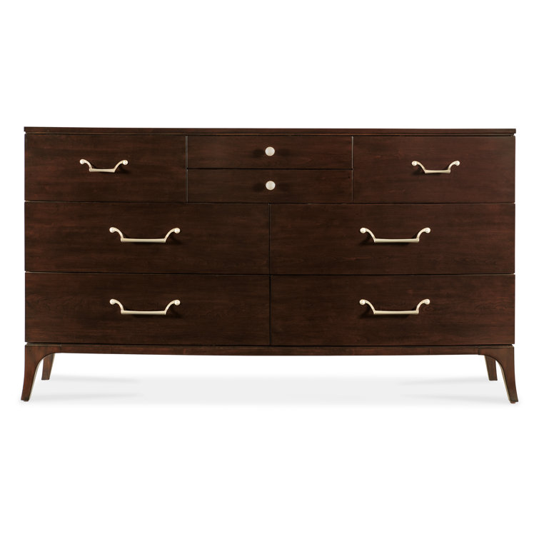 Bella Donna Brown Double Dresser with Soft Close Drawers