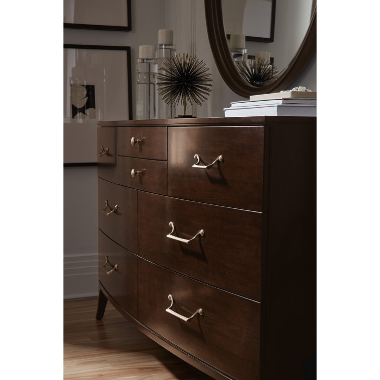 Bella Donna Brown Double Dresser with Soft Close Drawers