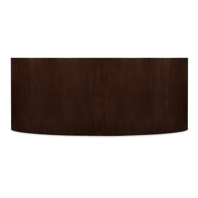 Bella Donna Round Brown Wood Cocktail Table
