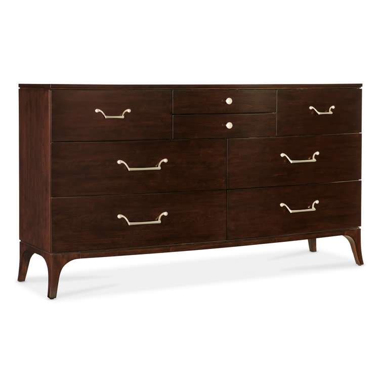 Bella Donna Brown Double Dresser with Soft Close Drawers