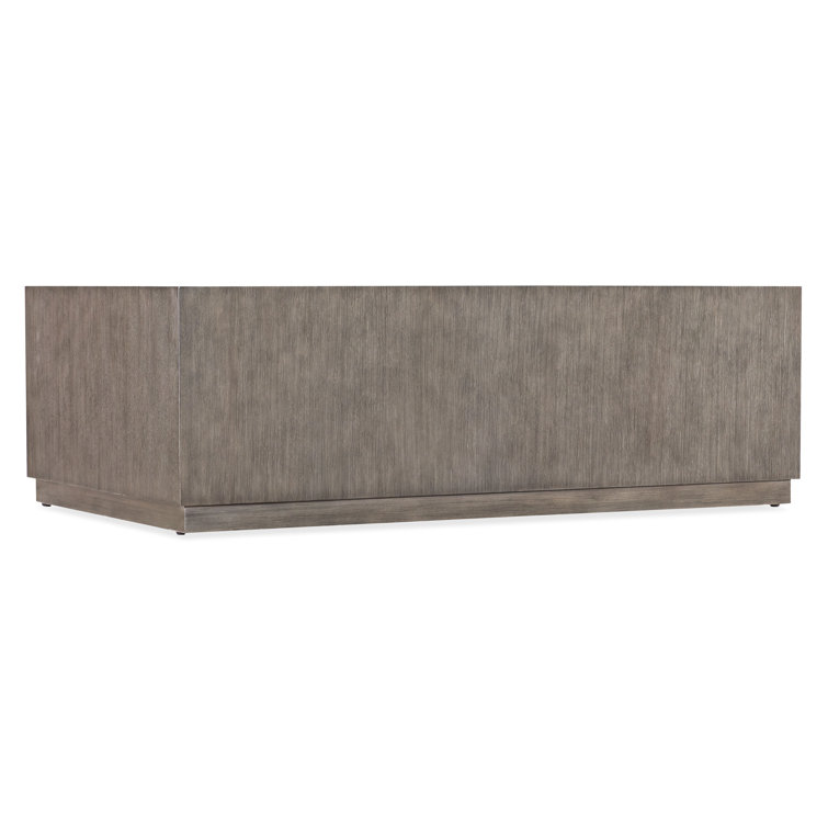 Rustic Brown Rectangular Wood and Metal Cocktail Table