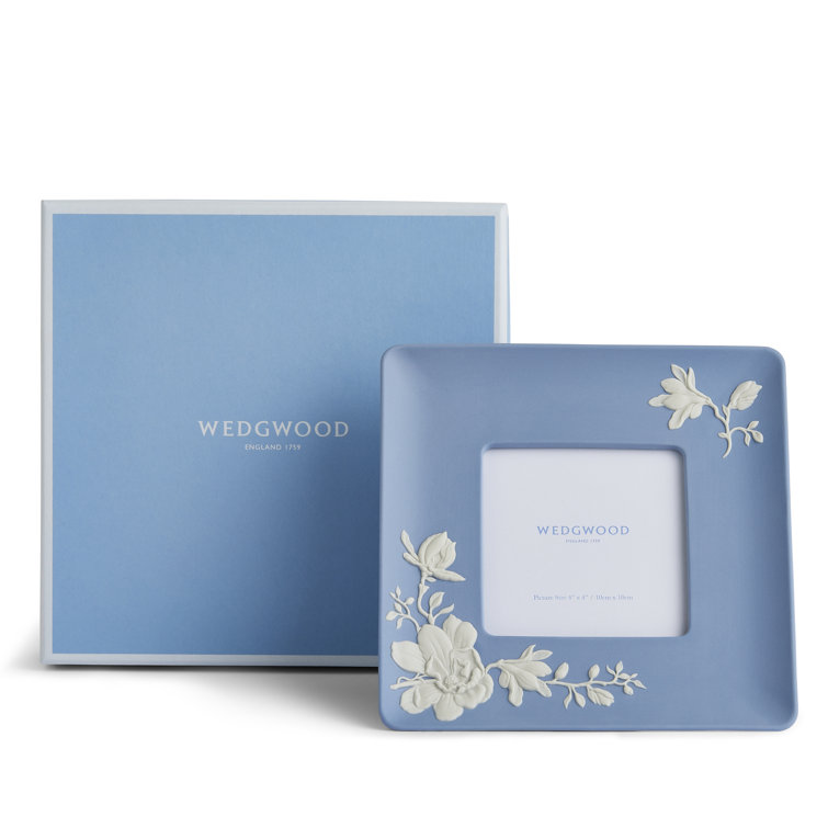 Blue and White Porcelain Magnolia Blossom Picture Frame