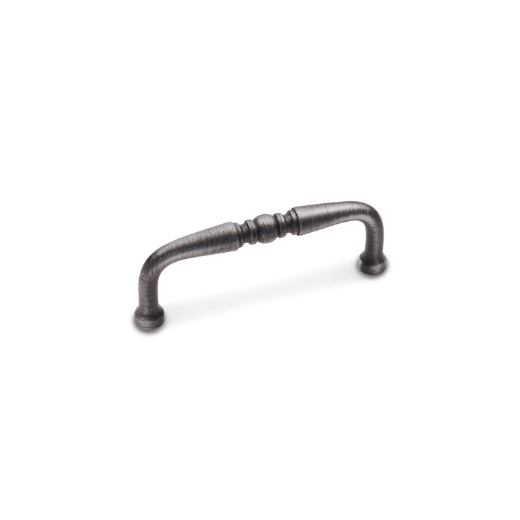 Distressed Nickel 3'' Bar Pull with Mounting Hardware