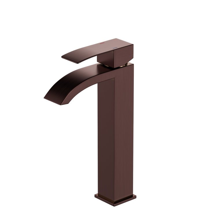 Oil Rubbed Bronze Single Handle High Arc Bathroom Faucet