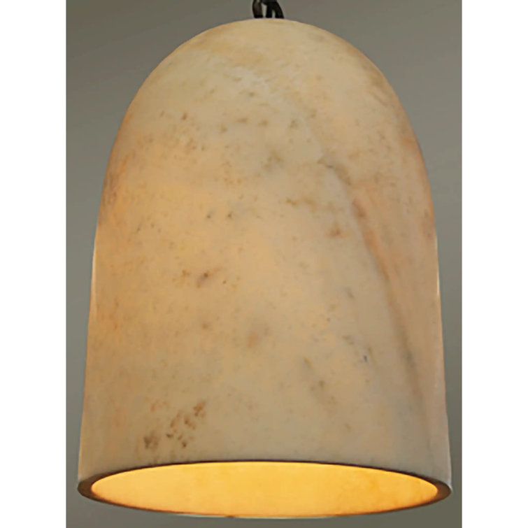 Elegant Onyx Glass Pendant Light in Matte Black