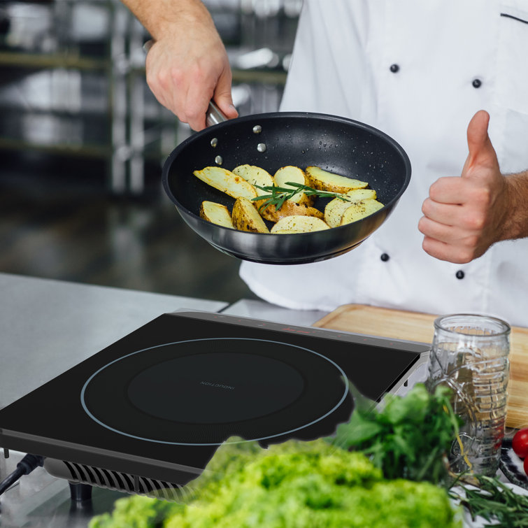 Empava Black Portable Single Burner Induction Cooktop