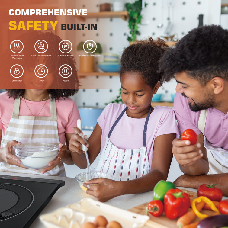 Empava Black Portable Single Burner Induction Cooktop