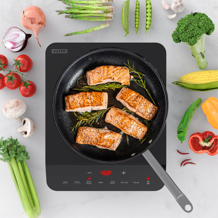 Empava Black Portable Single Burner Induction Cooktop
