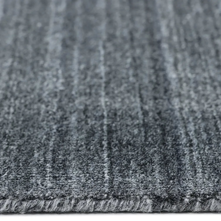 Marengo Stripe Hand-Knotted Wool Blend 8' x 10' Area Rug